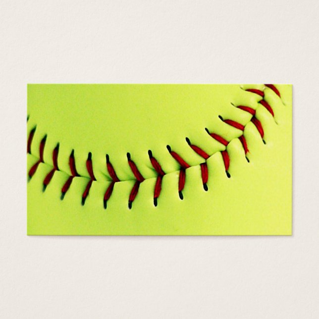 Boule de softball jaune (Devant)