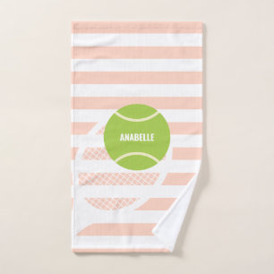 Boule de tennis vert moderne Pink Nom