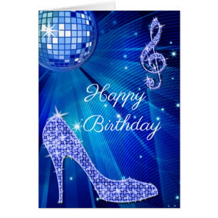 Boule Disco Bleu Talons Étincelants