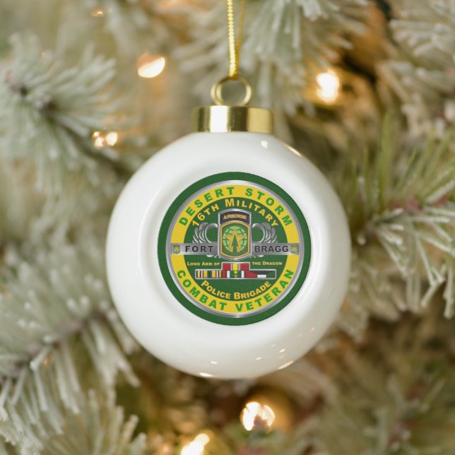 Boule En Céramique 16e brigade de police militaire Vétérinaire de la  (Arbre)