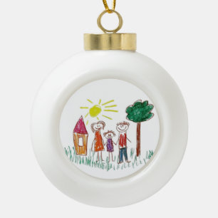 Boule En Céramique Ajoutez le travail artistique de votre enfant à ce