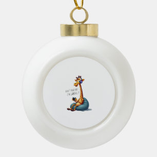 Boule En Céramique Amusant Joueur Giraffe Jeu Pour Garçons Homme Jeu