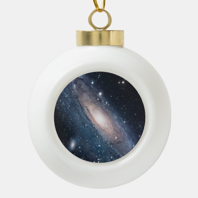 Boule En Céramique Andromeda Galaxy Milky Way Stars Universe Bell (Devant)