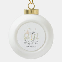 Annonce de l'année de naissance de bébé par une ci
