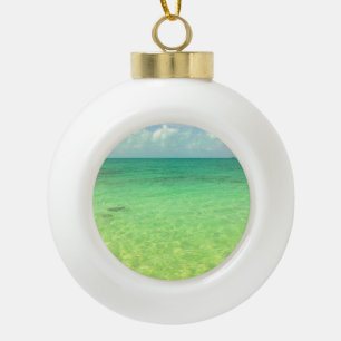 Boule En Céramique Aqua Green Ocean   Turks and Caicos Photo