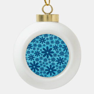 Boule En Céramique Bleu