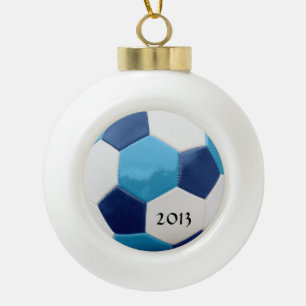 Boule En Céramique Blues de football