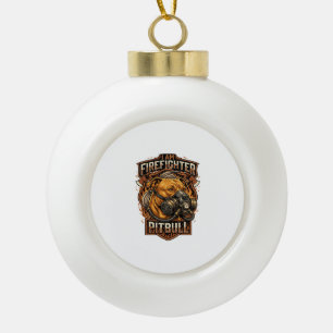 Boule En Céramique Bouclier de masque à gaz pour chien pitbull pompie