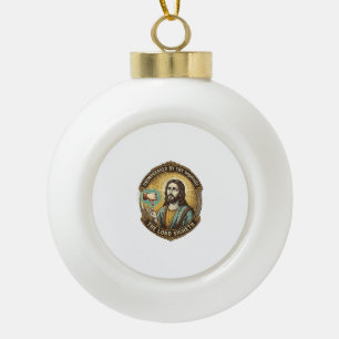 Boule En Céramique Bouton Jésus N'aime Pas Réseaux Sociaux Hater Trol