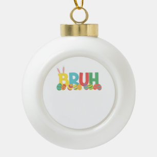 Boule En Céramique Bruh Bunny Pâques mème mignon Pour Enfants _11