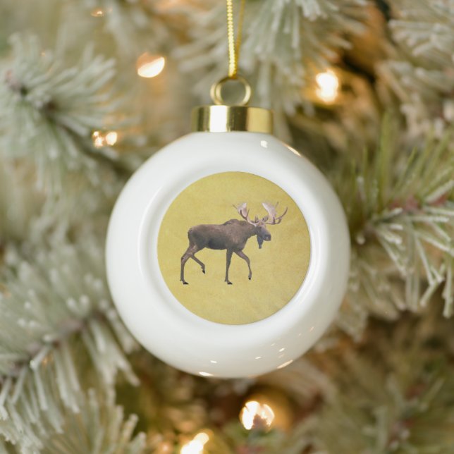 Boule En Céramique Bull Moose (Arbre)
