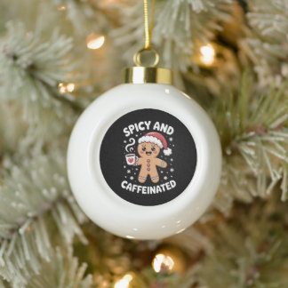 Boule En Céramique Café pain d'épice de Noël épicé et caféiné