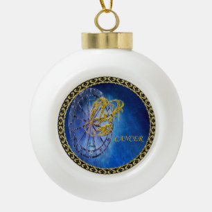 Boule En Céramique Cancer Zodiac Astrologie design Horoscope