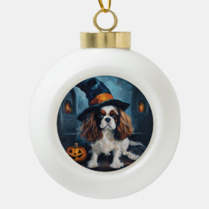 Boule En Céramique Cavalier King Citrouilles Halloween effrayant