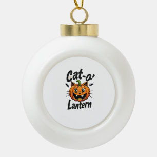 Boule En Céramique Chat-Lanterne 2