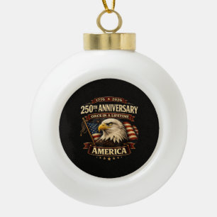 Boule En Céramique Chemise 250e anniversaire États-Unis 250e Amérique