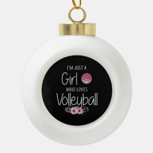 Boule En Céramique Chemise De Volley Pour Filles Ados Mignonnes