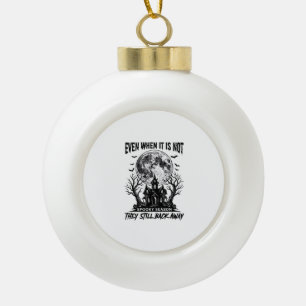 Boule En Céramique Chemise drôle d'Halloween Saison Squelettique Fuir