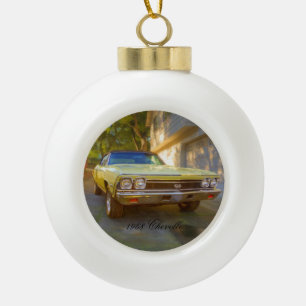 BOULE EN CÉRAMIQUE CHEVROLET 1968 CHEVELLE SOLIDES SOLUBLES