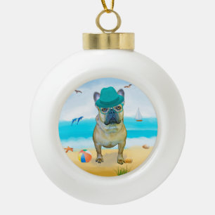Boule En Céramique Chien de taureau français