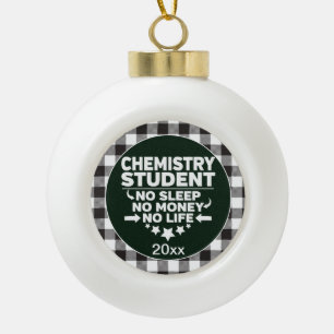 Boule En Céramique Chimie Étudiant Dormir Argent Vie Blanche Plantée