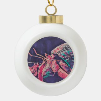 Boule En Céramique Collier de Crabe Solitaire
