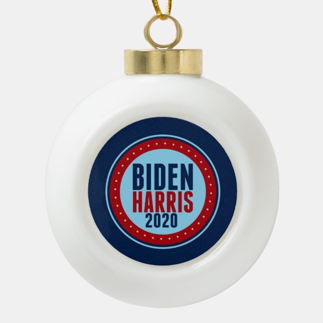 Boule En Céramique Commémoratif Biden Harris 2020 (Devant)