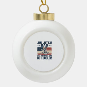 Boule En Céramique Conception de T-shirt vintage Jiu Jitsu Dad_1