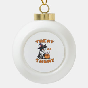 Boule En Céramique Costume de chien Halloween Border Collie �Friandis