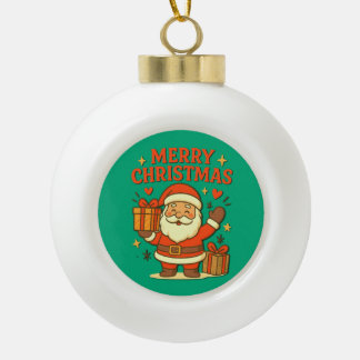 Boule En Céramique  Cute Santa Claus Christmas Art –  Merry Christmas