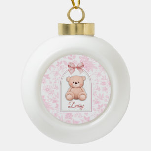 Boule En Céramique Daisy Conception personnalisée d'ours en peluche