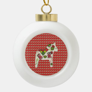 Boule En Céramique Dala de Noël de Quilter