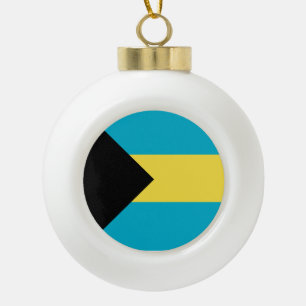 Boule En Céramique Drapeau des Bahamas