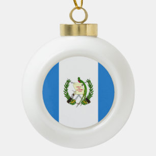 Boule En Céramique Drapeau du Guatemala