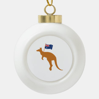 Boule En Céramique drapeau kangourou australien