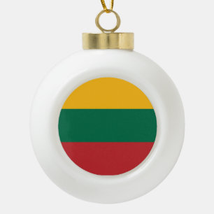 Boule En Céramique Drapeau lituanien
