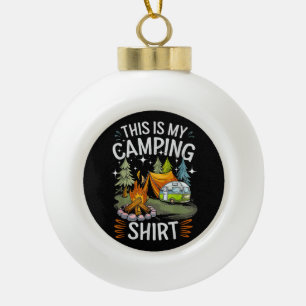 Boule En Céramique Drôle C'est Mon Camping Pour Campeur