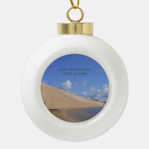 Boule En Céramique Dunes de sable du lac Silver, Mears, Michigan