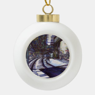 Boule En Céramique Dusting the Piano