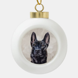 Boule En Céramique Dutch Shepherd - Illustration utchie