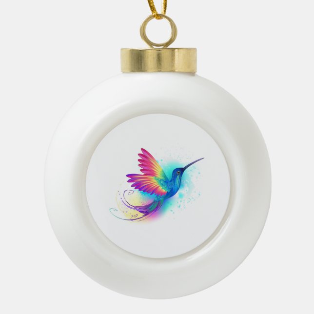 Boule En Céramique Exotic Rainbow Hummingbird (Devant)