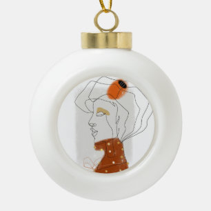 Boule En Céramique Feuilles tropicaux, Design Motif sans couture.
