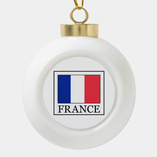Boule En Céramique France (Devant)