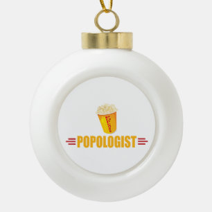 Boule En Céramique Funny Popcorn