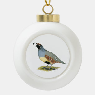 Boule En Céramique Gambel's Desert Quail