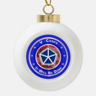 Boule En Céramique Garde de Noël des V Corps