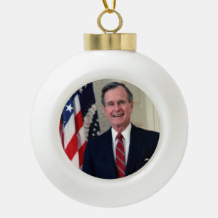 Boule En Céramique George H. W. Bush