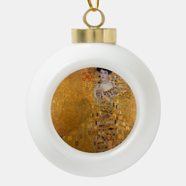 Boule En Céramique Gustav Klimt - Adele Bloch-Bauer I. (Devant)