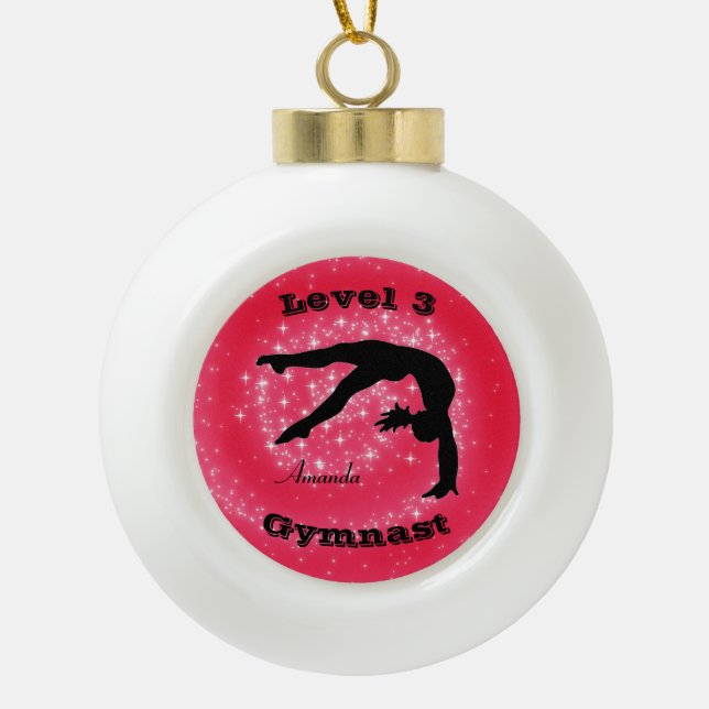 Boule En Céramique Gymnaste de niveau 3 (N'importe quel niveau #) (Devant)