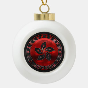 Boule En Céramique Hong Kong Ruby Medallion Carbon Fiber